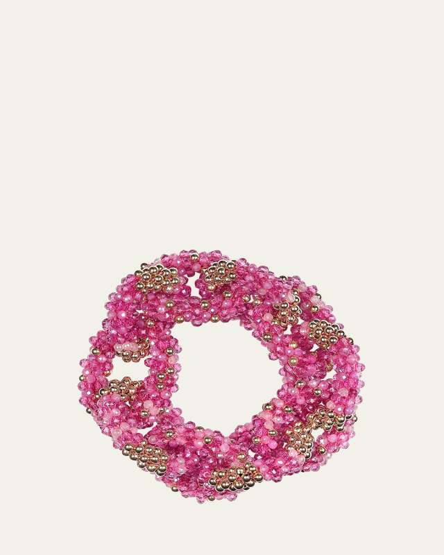14K Yellow Gold Zircon and Topaz Bracelet